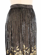 Valentino Pleated Sequin Skirt Bottom arcadeshops.com