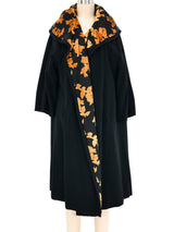 Velvet Damask Reversible Opera Coat Outerwear arcadeshops.com