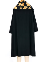 Velvet Damask Reversible Opera Coat Outerwear arcadeshops.com