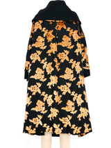 Velvet Damask Reversible Opera Coat Outerwear arcadeshops.com
