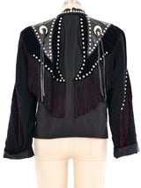 1980s Louis Wells Western Cropped Blazer Jacket arcadeshops.com