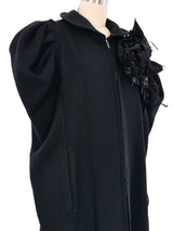 Dolce and Gabbana Embellished Brooch Cape Outerwear arcadeshops.com
