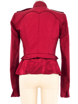 Yves Saint Laurent Military Inspired Satin Jacket Jacket arcadeshops.com