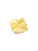 Goldtone Wave Statement Ring Accessory arcadeshops.com