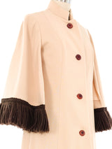 Lilli Ann Yarn Fringe Dress and Coat Ensemble Suit arcadeshops.com