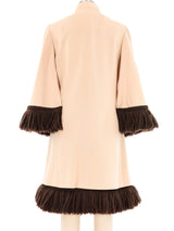 Lilli Ann Yarn Fringe Dress and Coat Ensemble Suit arcadeshops.com