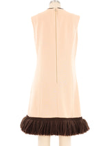 Lilli Ann Yarn Fringe Dress and Coat Ensemble Suit arcadeshops.com