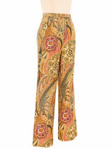 1960s Nelly de Grab Lurex Paisley Pants Bottom arcadeshops.com