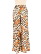 1970s Lurex Floral Three Piece Suit Suit arcadeshops.com