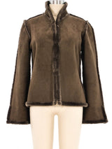 Chloe Faux Suede Jacket Jacket arcadeshops.com