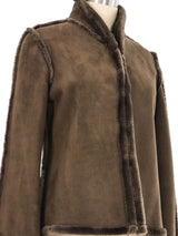 Chloe Faux Suede Jacket Jacket arcadeshops.com