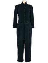 1990s Geoffrey Beene Wool Jumpsuit Jumpsuit arcadeshops.com
