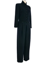 1990s Geoffrey Beene Wool Jumpsuit Jumpsuit arcadeshops.com
