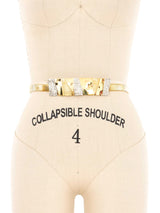 Mixed Metal Stretch Belt Accessory arcadeshops.com