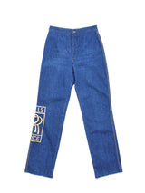 1970s Rolls Royce Embroidered Denim Bottom arcadeshops.com