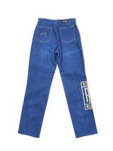 1970s Rolls Royce Embroidered Denim Bottom arcadeshops.com