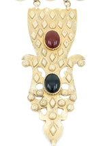 1960s Cabochon Breastplate Necklace Accessory arcadeshops.com