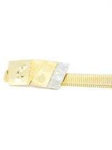 Mixed Metal Stretch Belt Accessory arcadeshops.com