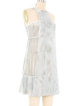 2007 Fendi Perforated Metallic Leather Dress Dress arcadeshops.com