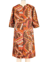 1960s Oscar de la Renta Lame Cocktail Dress Dress arcadeshops.com