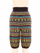 Jean Paul Gaultier Fair Isle Knit Biker Shorts Bottom arcadeshops.com