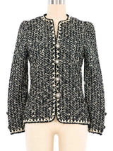Adolfo Rhinestoned Tweed Jacket Jacket arcadeshops.com