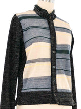 1999 Comme des Garcons Metallic Cardigan Top arcadeshops.com