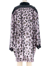 Lavender Leopard Spotted Sequin Jacket Jacket arcadeshops.com