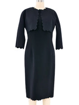 1998 Comme des Garcons Scalloped Dress Ensemble Suit arcadeshops.com