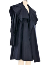 Lanvin Split Back Taffeta Opera Coat Jacket arcadeshops.com