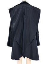 Lanvin Split Back Taffeta Opera Coat Jacket arcadeshops.com