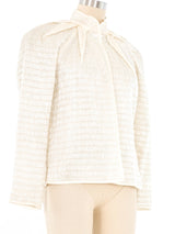 Issey Miyake Ruched Jacket Jacket arcadeshops.com