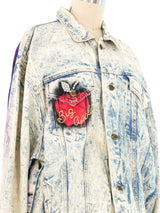 Tony Alamo New York Painted Denim Jacket Jacket arcadeshops.com