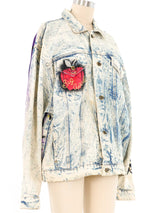 Tony Alamo New York Painted Denim Jacket Jacket arcadeshops.com