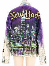 Tony Alamo New York Painted Denim Jacket Jacket arcadeshops.com