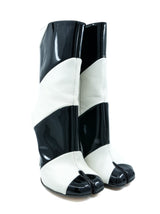 Margiela Striped Stiletto Tabi Boots, 36 Accessory arcadeshops.com