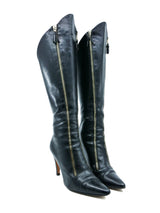 Todd Oldham Double Zip Front Heeled Boots, 37.5 Accessory arcadeshops.com