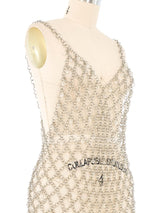 Bead Embellished Chainmail Dress Dress arcadeshops.com