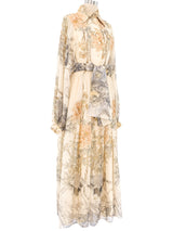 Jean Varon Floral Printed Maxi Dress Dress arcadeshops.com