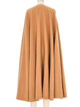 Yves Saint Laurent Wool Cape Jacket arcadeshops.com