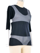 2004 Peggy Moffitt x Comme Des Garcons Bikini Trompe L'oeil Top Top arcadeshops.com