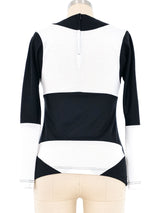 2004 Peggy Moffitt x Comme Des Garcons Bikini Trompe L'oeil Top Top arcadeshops.com