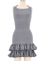 Alaia Knit Ruffle Mini Dress Dress arcadeshops.com