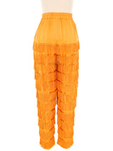 Orange Fringed Pant Bottom arcadeshops.com