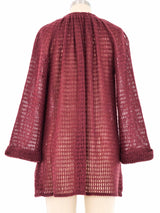 Missoni Open Weave Knit Cardigan Top arcadeshops.com