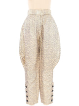 Soo Yung Lee Metallic Jodphur Suit Suit arcadeshops.com