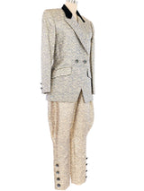 Soo Yung Lee Metallic Jodphur Suit Suit arcadeshops.com