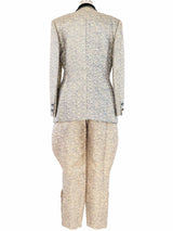 Soo Yung Lee Metallic Jodphur Suit Suit arcadeshops.com