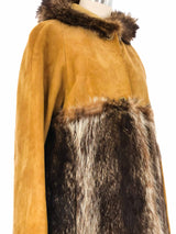 Bonnie Cashin Fur Trim Swing Coat Outerwear arcadeshops.com
