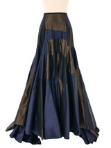 Vionnet Patchwork Taffeta Skirt Bottom arcadeshops.com